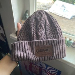 purple carhartt beanie